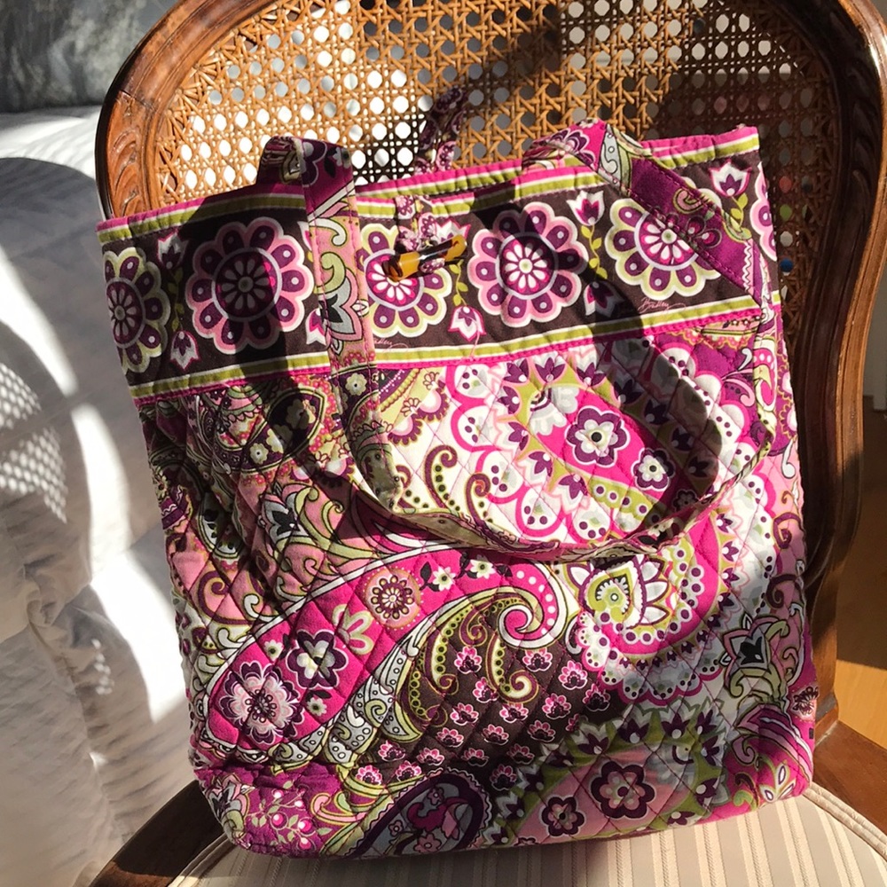 Vera Bradley colorful tote